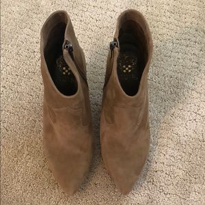 Vince Camuto brown booties